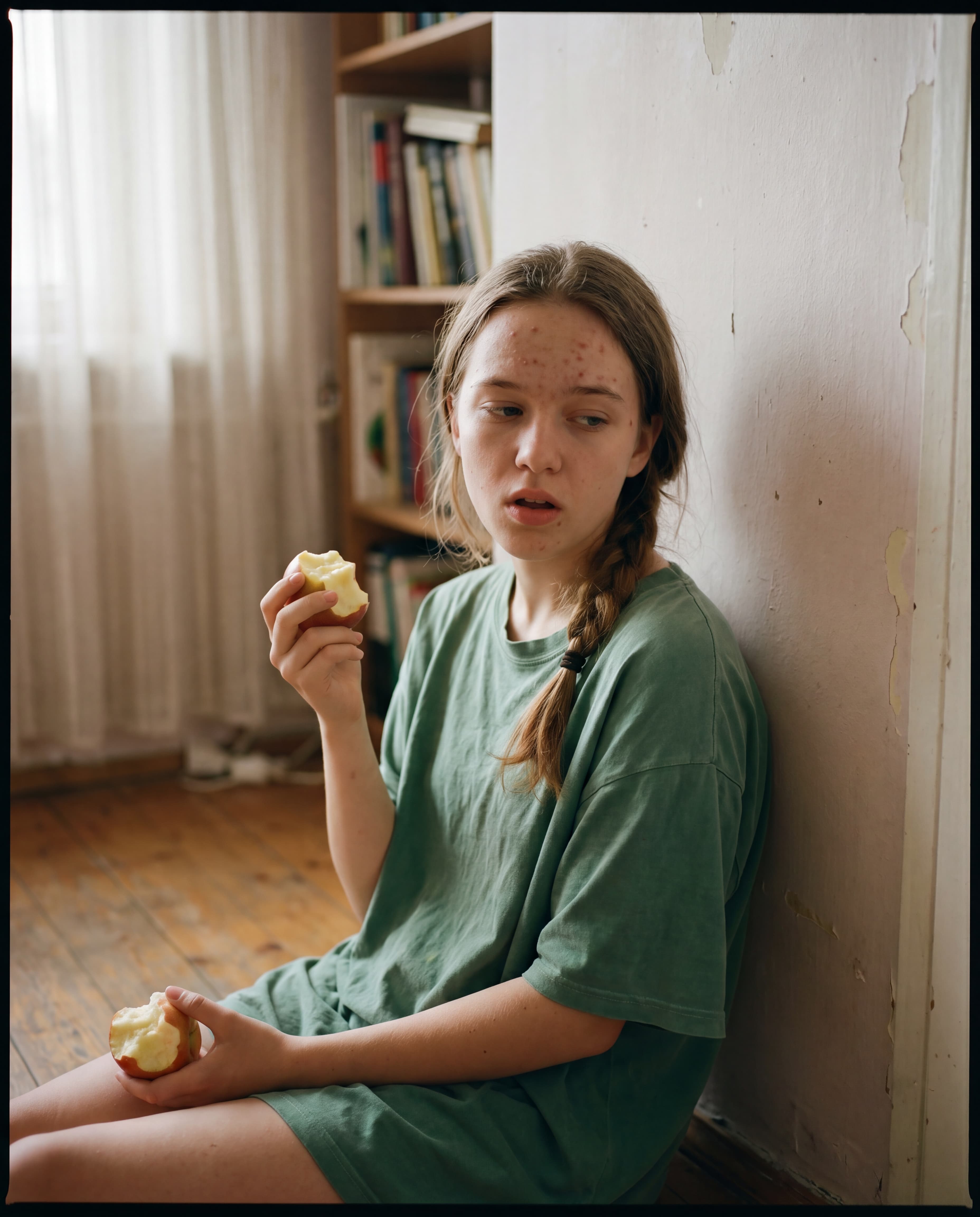 Portrait, half-smile