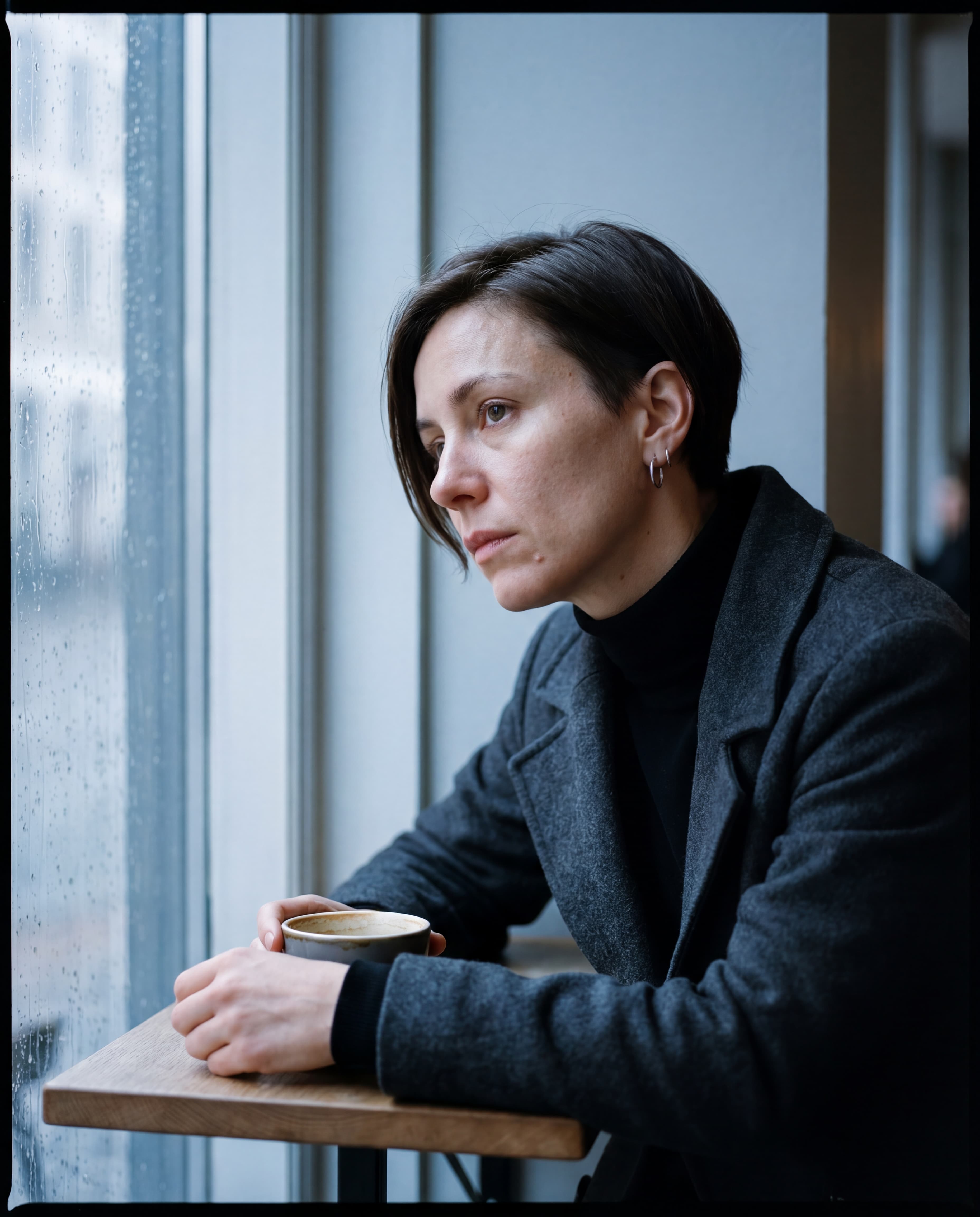 Portrait, three-quarter view